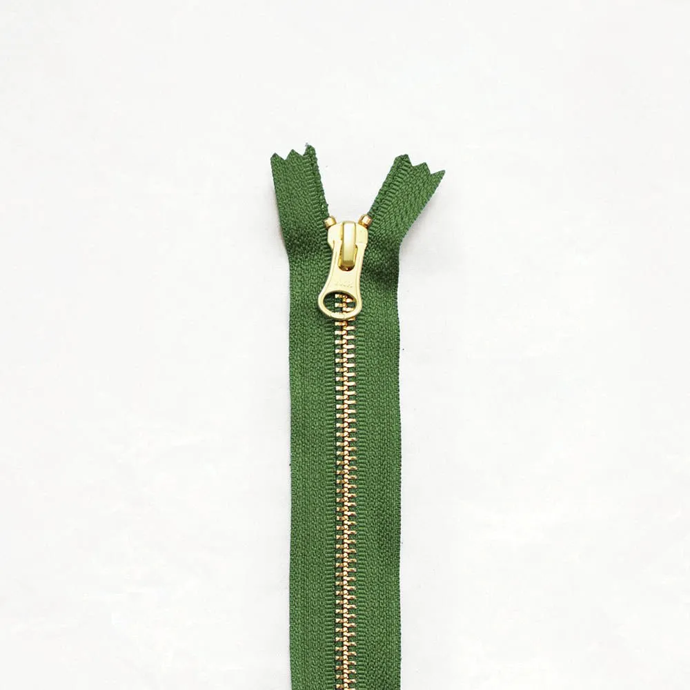 13" Brass Zippers