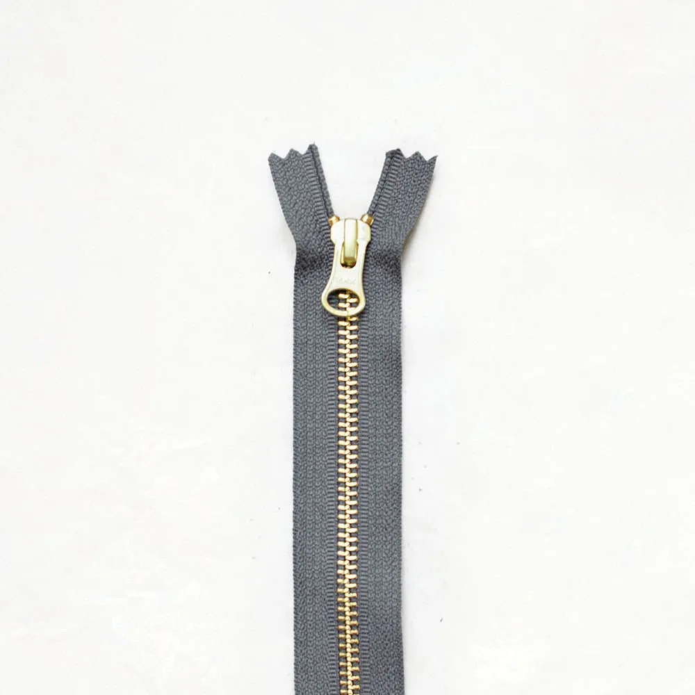 13" Brass Zippers