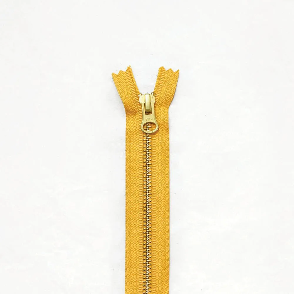 13" Brass Zippers