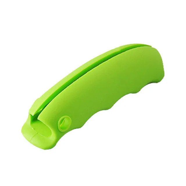 1Piece Random Color Bag Carrying Handle Tools Silicone Knob Relaxed Carry Shopping Handle Bag Clips Handler Kitchen Tools