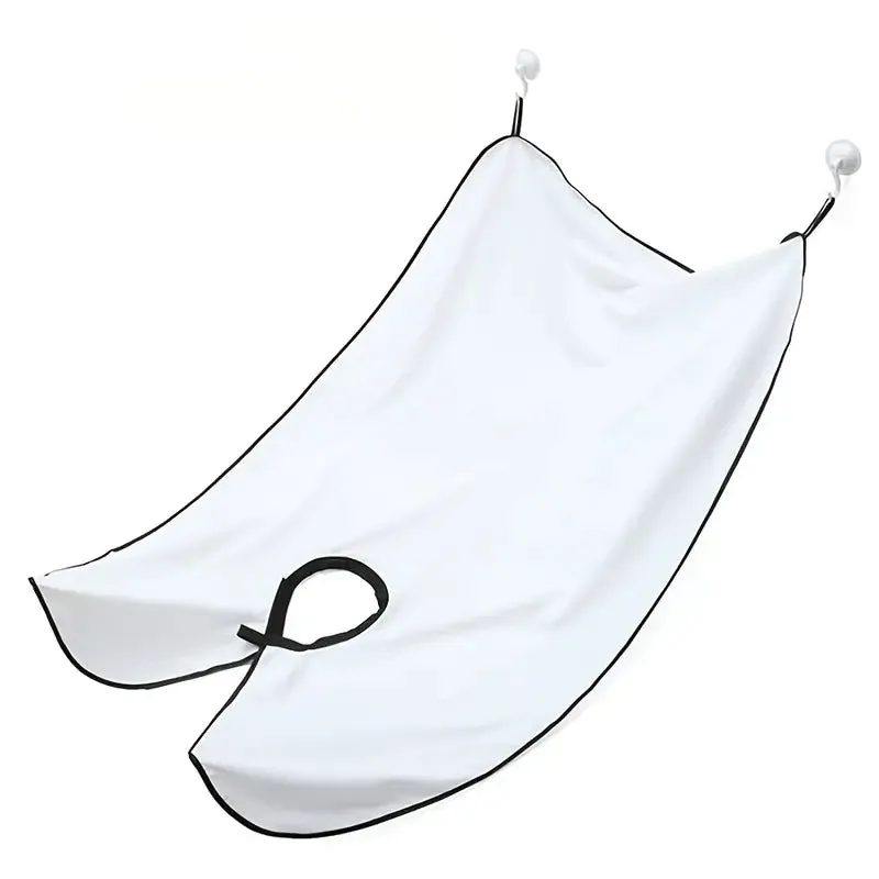 2-Pack: Beard Shave Apron Bib Trimmer Holder Rack