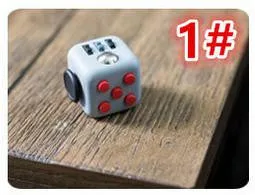 2017 New Style Squeeze Fun Stress Reliever Fidget Cube Relieves Anxiety and Stress Toys Fidget Cube 11 Style X6