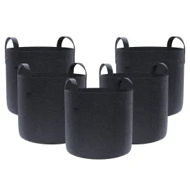 3 Pack Garden Plant Fabric Grow Bags 11L