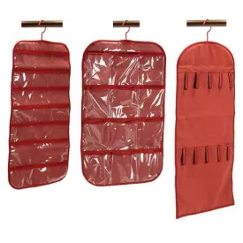 3-Piece Red Hanging Organizer Set In Different Colors