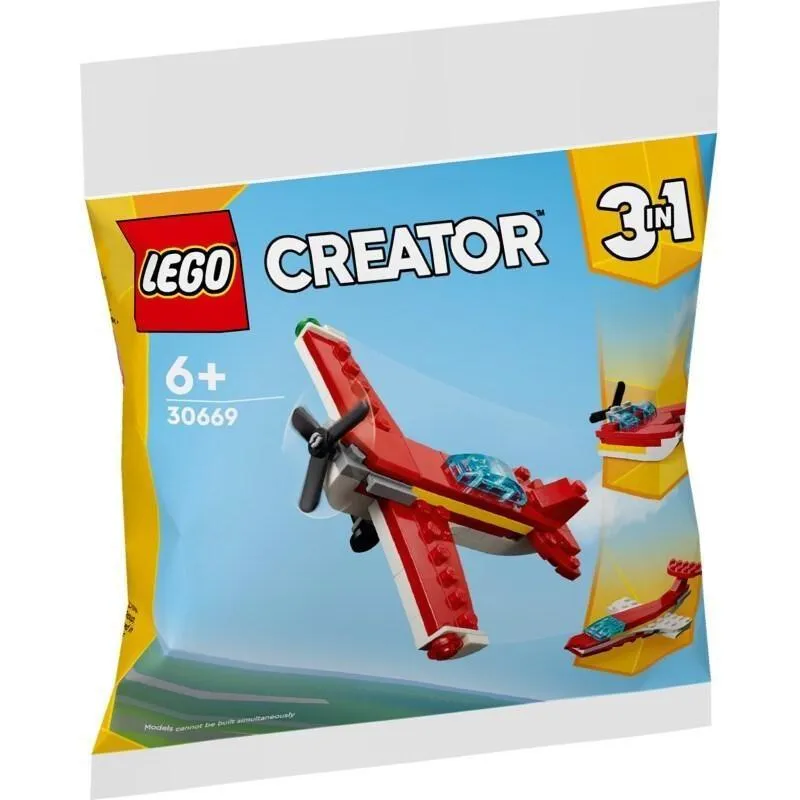 30 x LEGO 30669 Creator 3 in 1 Iconic Red Plane Polybag Case Deal