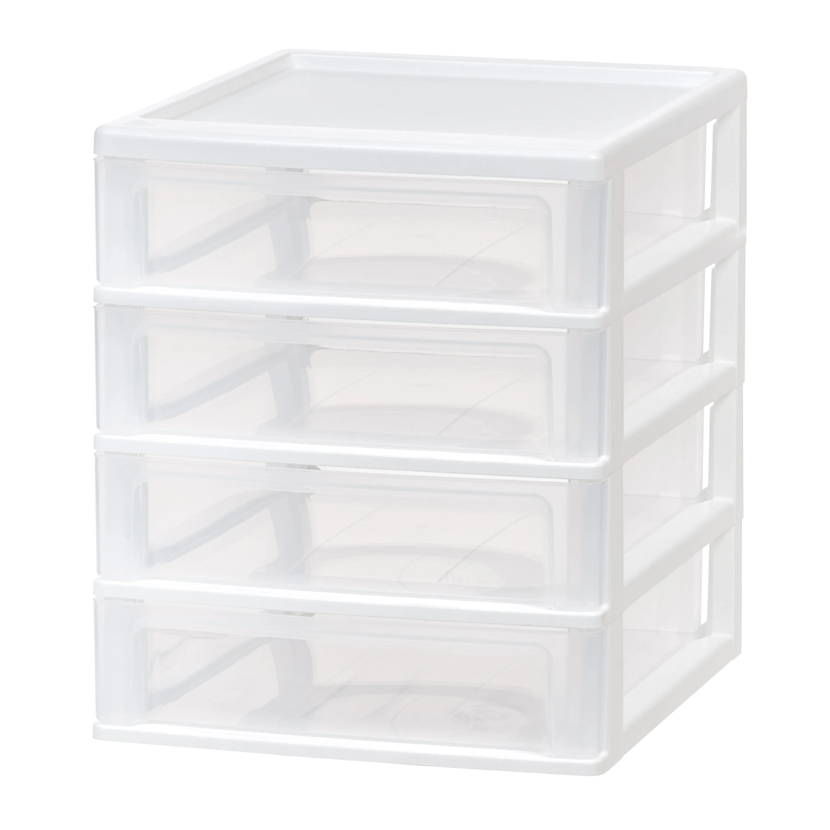 4-Drawer Desktop-Organizer Plastic-Drawer Office-Supplies File-Holder