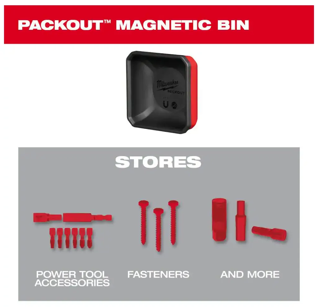 48-22-8070 Milwaukee PACKOUT Magnetic Bin Tool Holder - Small