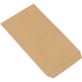 5 x 7 1/2" Kraft Flat Merchandise Bags