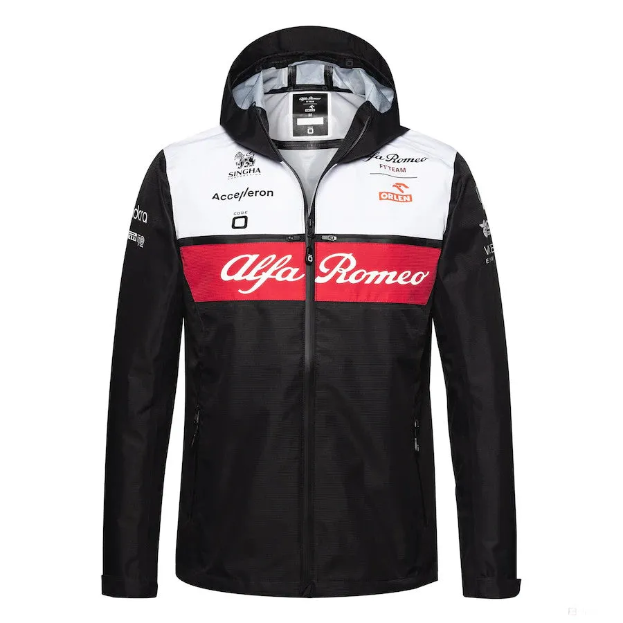 Alfa Romeo Team Rain jacket, Black, 2022