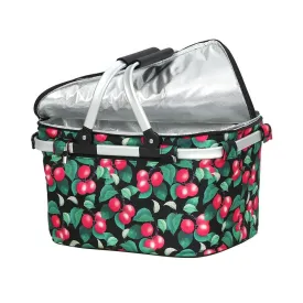 Alfresco Folding Picnic Bag Basket Cooler Hamper Camping Hiking Insulated Lunch