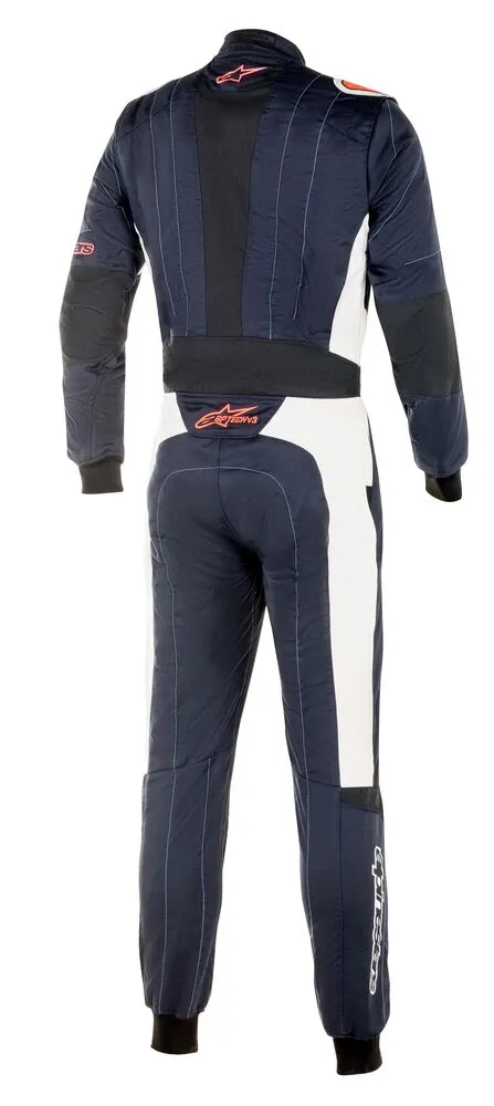 ALPINESTARS 3354020_7134_60 GP TECH v3 Racing suit, FIA 8856-2018, navy blue/red, size 60