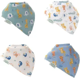 Bandana Dribble Bibs 4 Pack Savannah