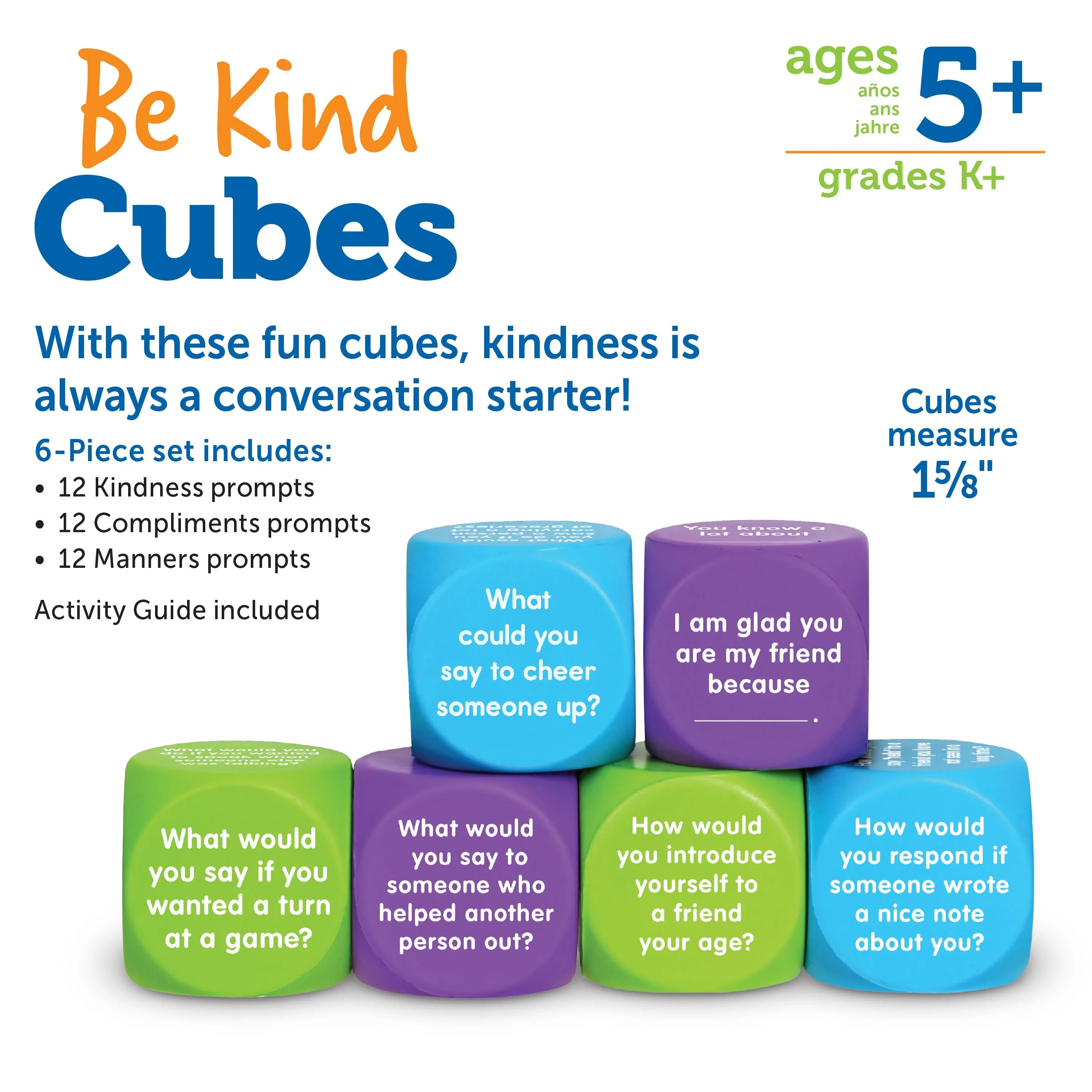 Be Kind Cubes 6pc