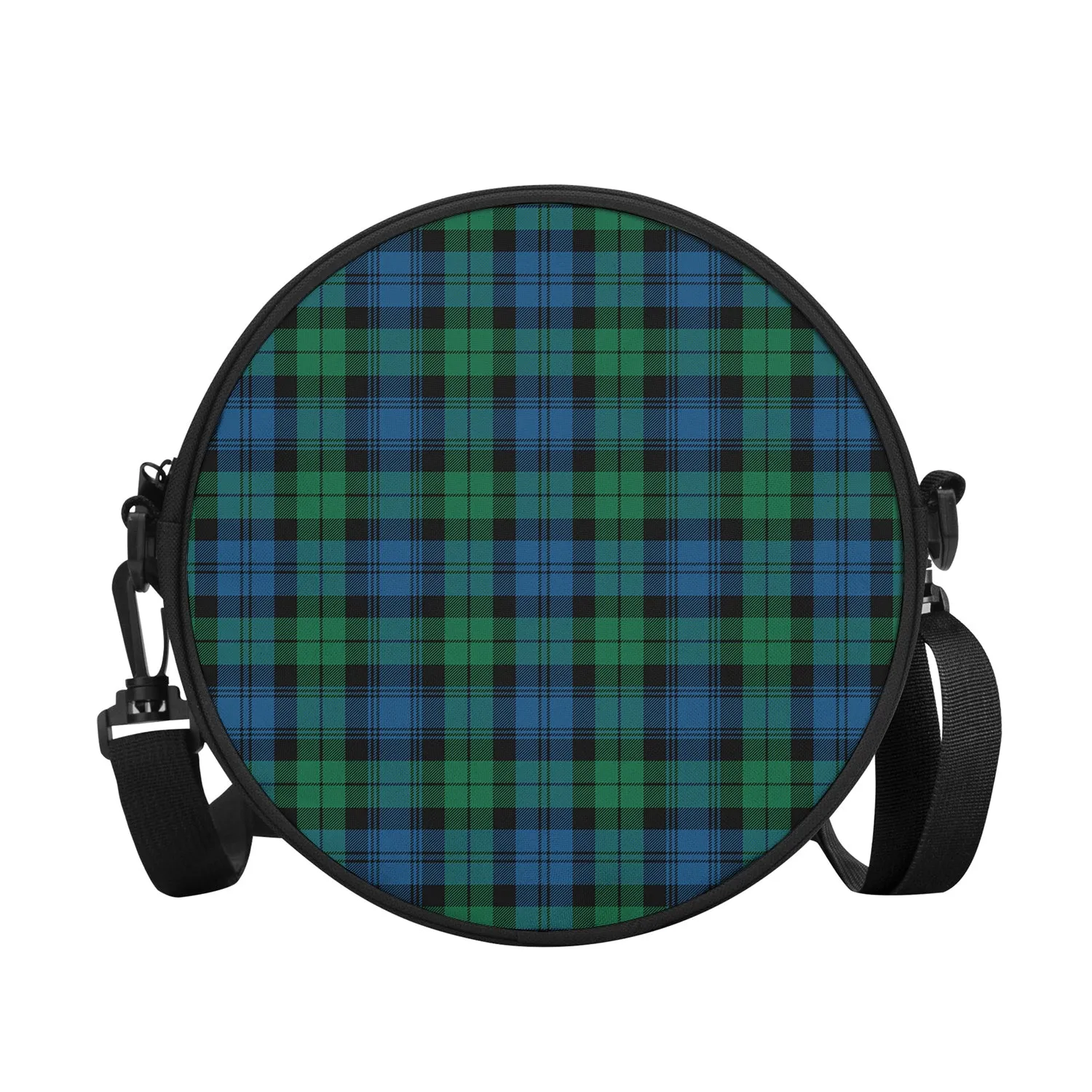 Black Watch Ancient Tartan Round Satchel Bags