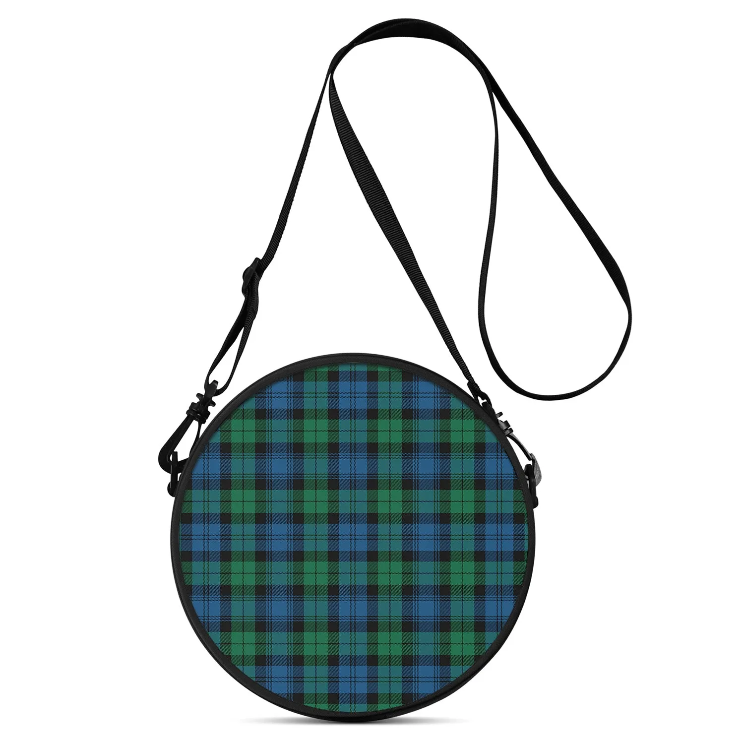 Black Watch Ancient Tartan Round Satchel Bags