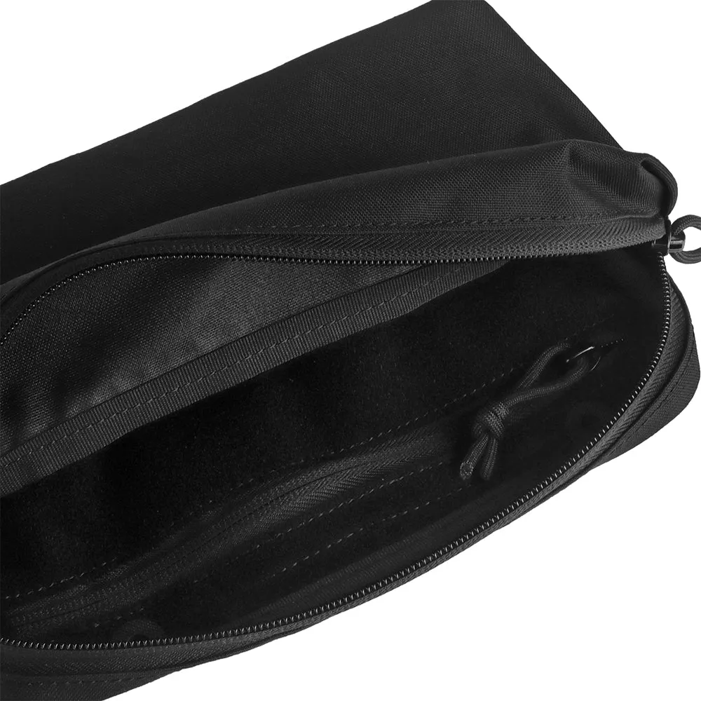 Cargo universal pocket 6x3 Laser Cut Horizontal Black