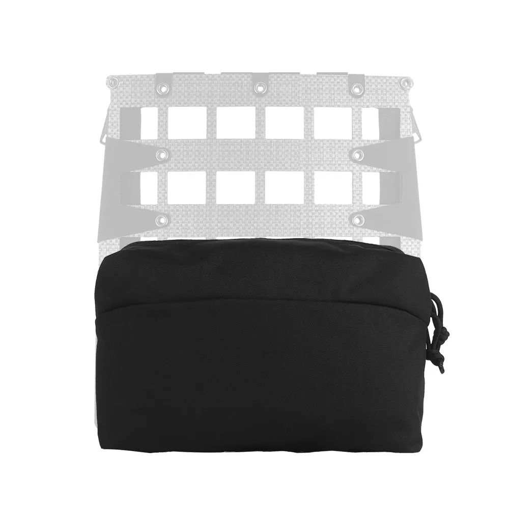 Cargo universal pocket 6x3 Laser Cut Horizontal Black