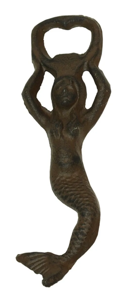 Cast Iron Mermaid Bottle Opener Set of 2