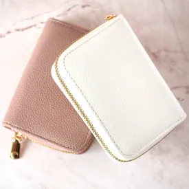 Classic Zip Around Card Holder Wallet