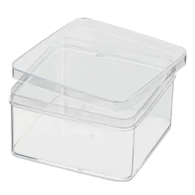 Clear Acrylic Boxes 3.75"x3.75"x2.5" 16 Pack