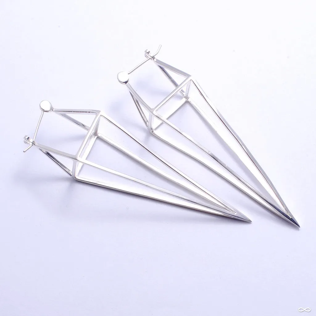 Diamond Cube Earrings from Tawapa