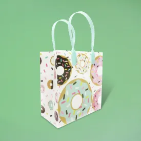 Donuts Party Favor Bags Treat Bags - Set of 6 or 12