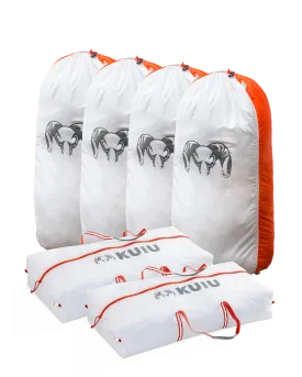 Elk/Caribou Large Game Bag Set | White-Orange