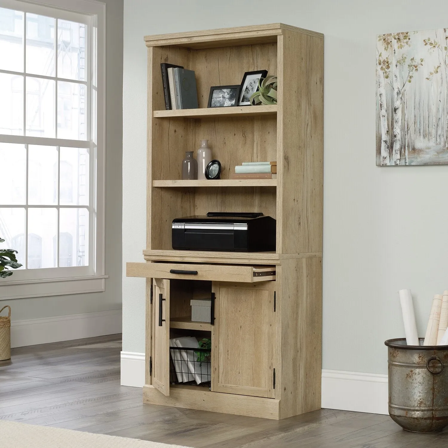 Elvas Office Credenza - Prime Oak