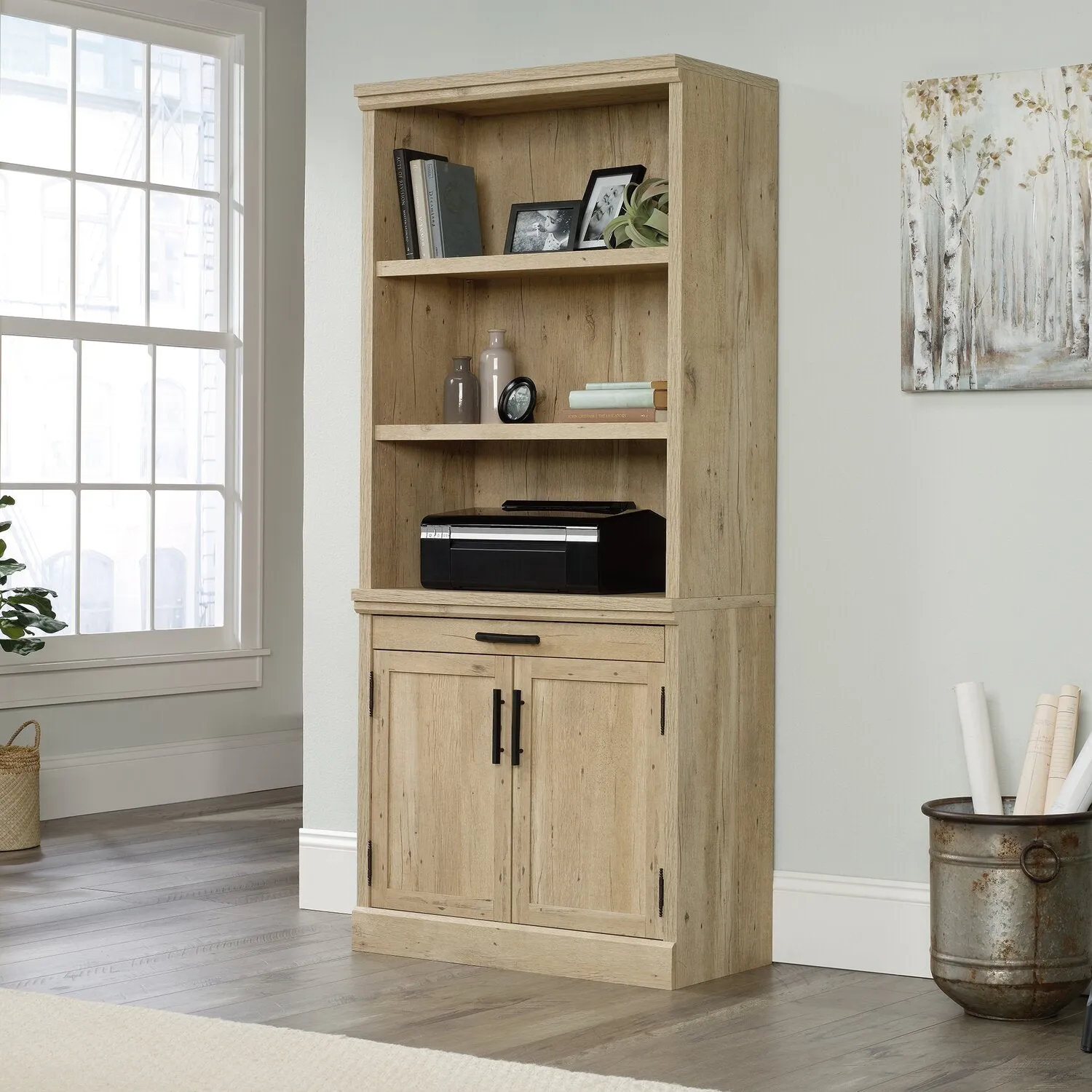 Elvas Office Credenza - Prime Oak