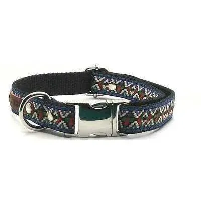 Finnigan's Stylish Handmade Dog Collar Set for Medium Pooches