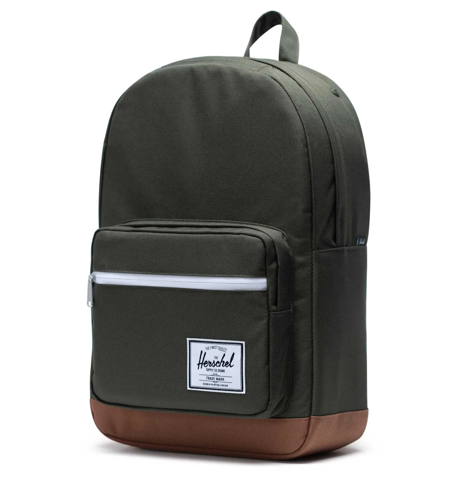 Herschel Supply Co. Pop Quiz Backpack – Dark Olive/Saddle Brown