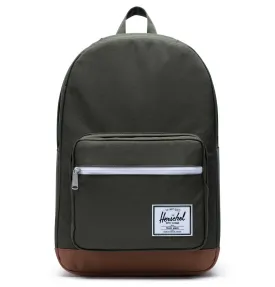 Herschel Supply Co. Pop Quiz Backpack – Dark Olive/Saddle Brown