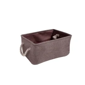 HOKIPO Eco-Friendly Foldable Baskets for Storager, Brown