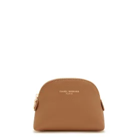 Honoré Babette camel calfskin leather toiletry bag