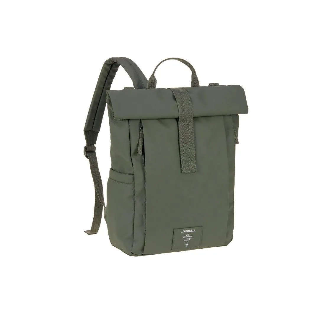 Lassig Rolltop Backpack - Olive