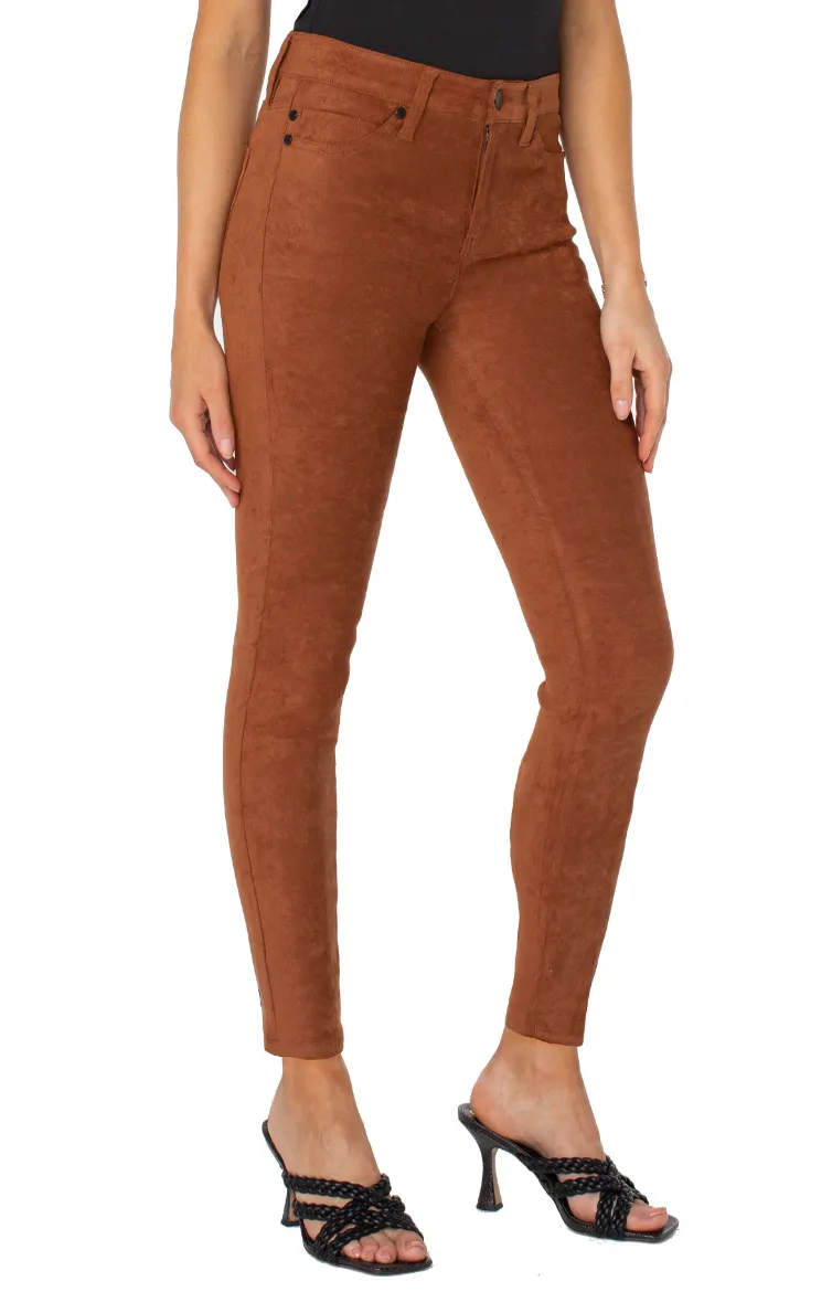 Liverpool Abby Ankle Skinny 28" Inseam - Chestnut