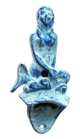 Mermaid Wall Mount Bottle Opener Set of 2