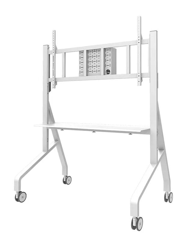 Neomounts Fl50-575Wh1 Cart - Sturdy - For Display Stand - Floor Stand - White