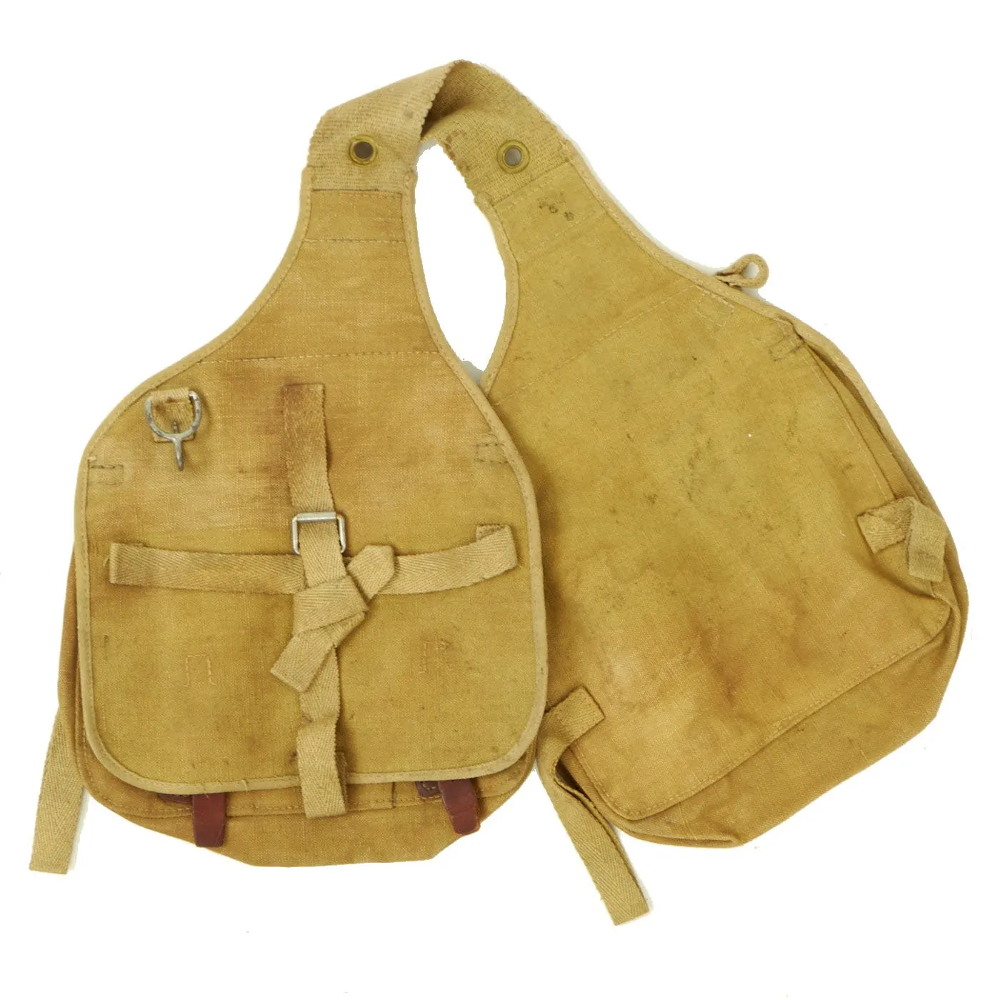 Original WWII Imperial Japanese Cavalry Cloth Saddlebags