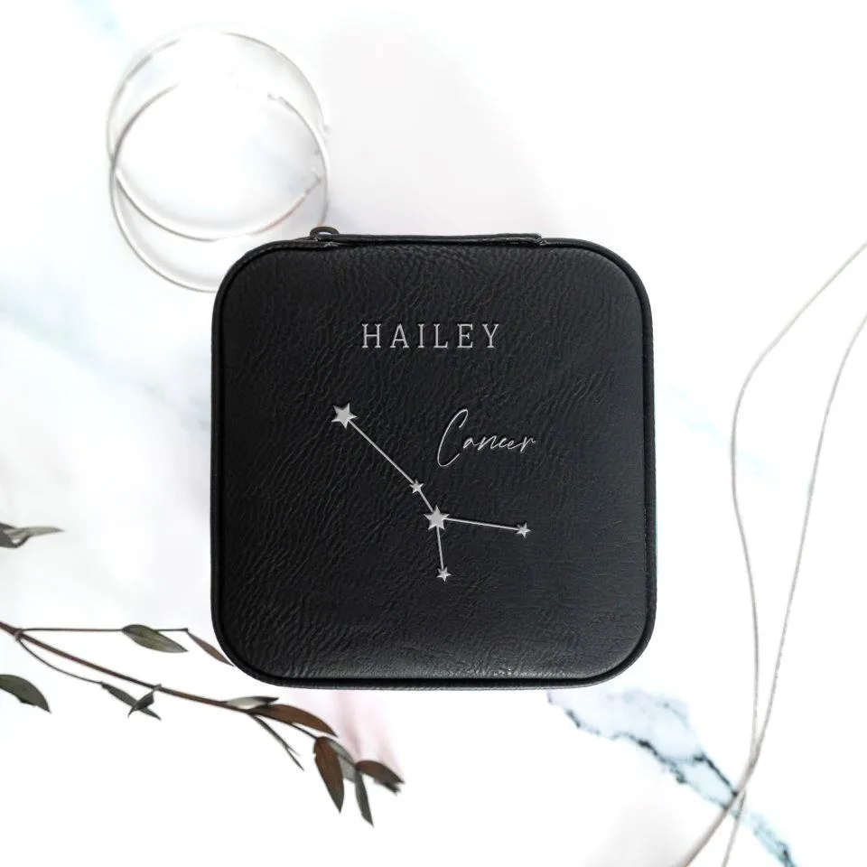 Personalized Astrology Zodiac Sign Jewelry Boxes