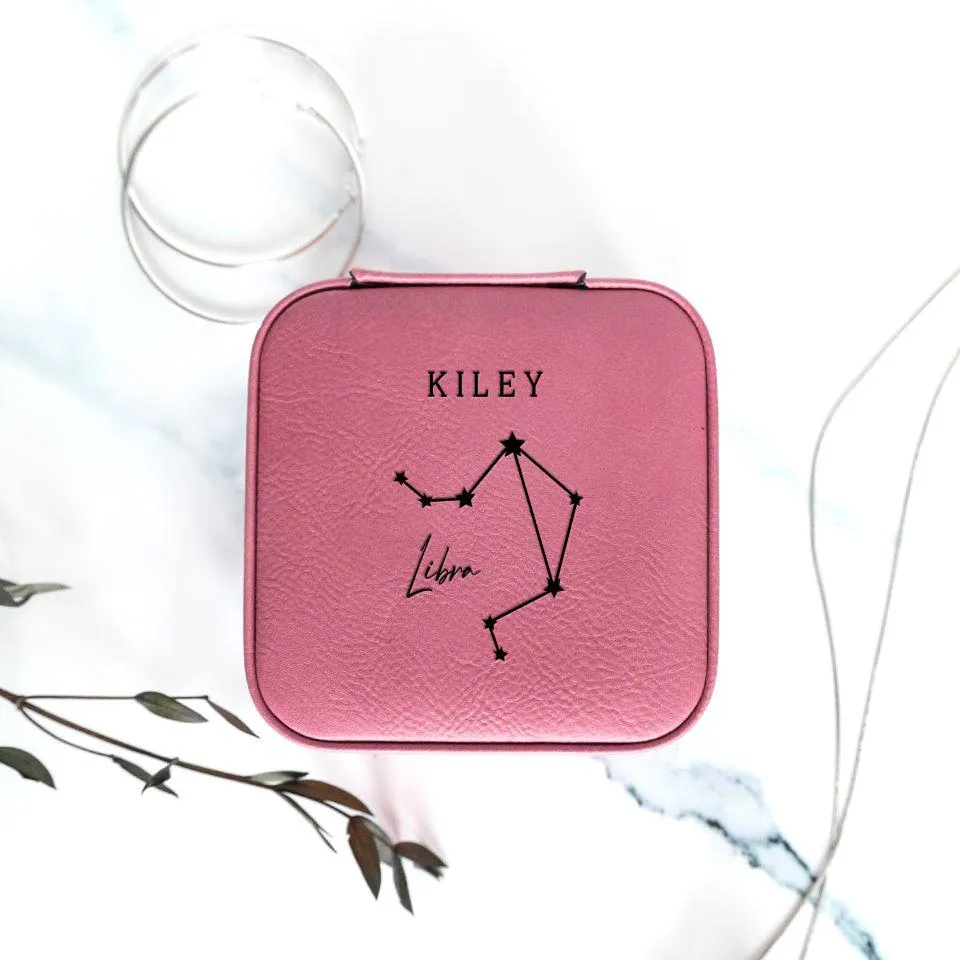 Personalized Astrology Zodiac Sign Jewelry Boxes