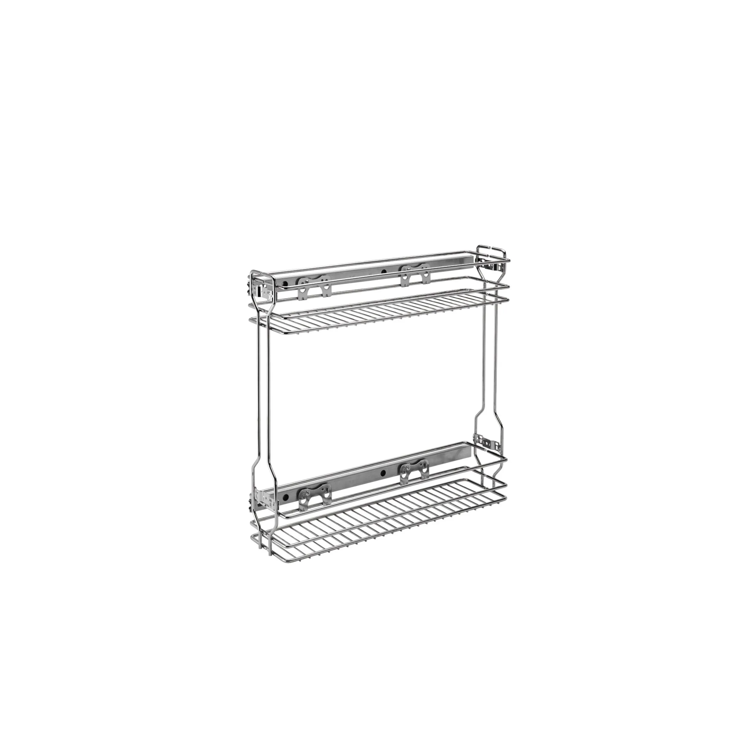 Rev-A-Shelf / 548-06CR-1 / Two-Tier Side Mount Pullout Steel Wire Organizer