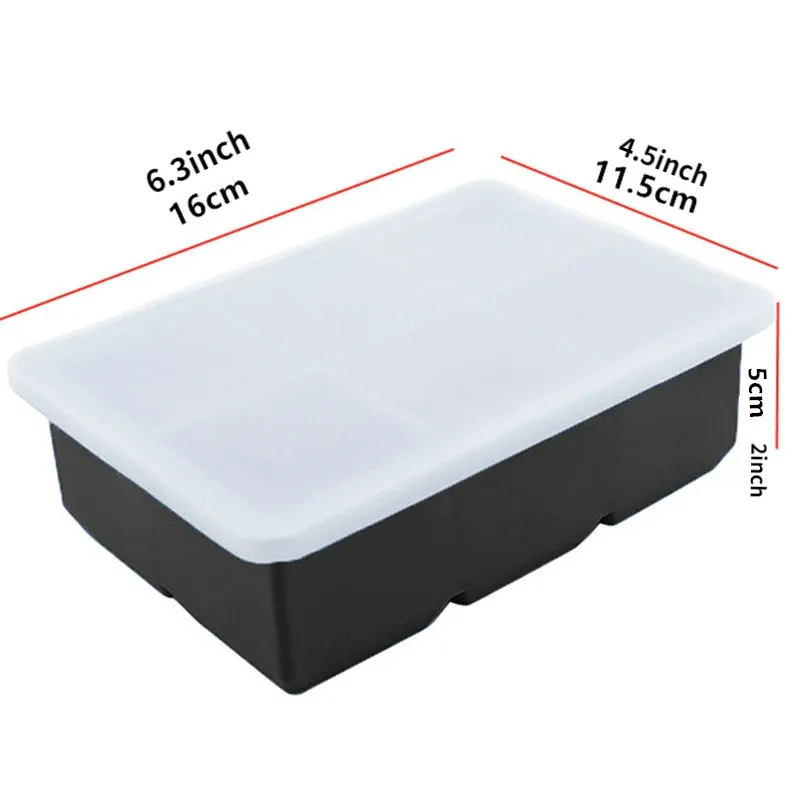 Silicone Ice Tray with Lid  Make Perfectly Shaped Ice