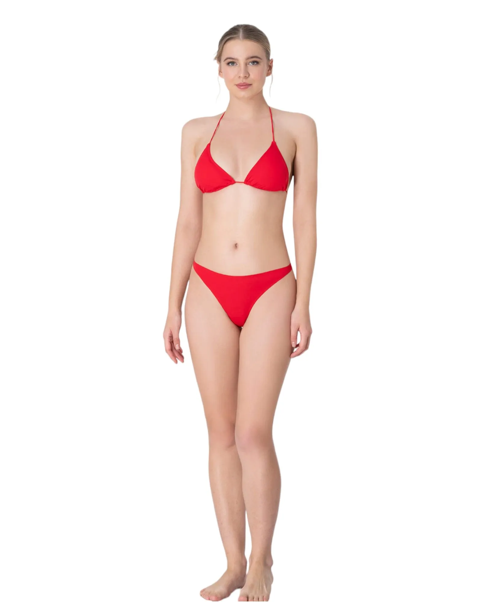 Sleek Halter Bikini Set