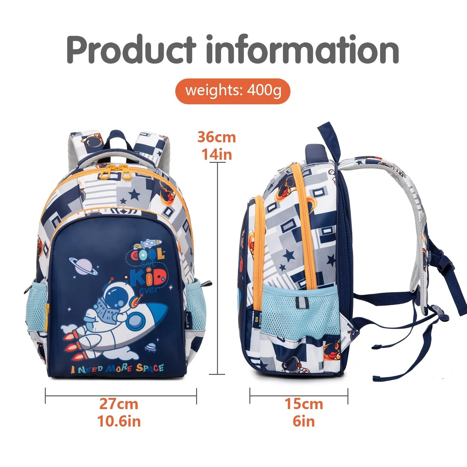 Space School Backpack For Kids