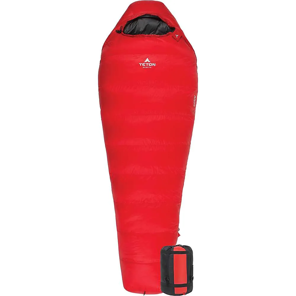 TETON Sports ALTOS 20 Degree Mummy Sleeping Bag, Lightweight Down Ultralight Backpacking Bag