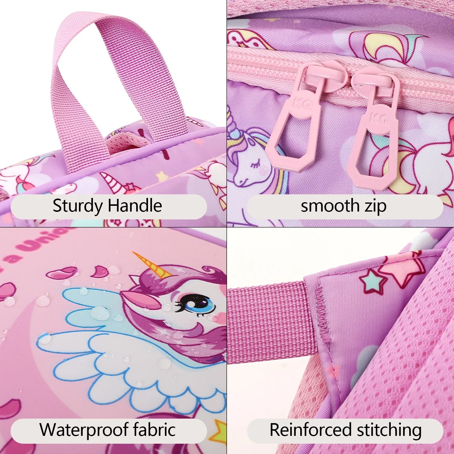 Unicorn School Backpack For Kids