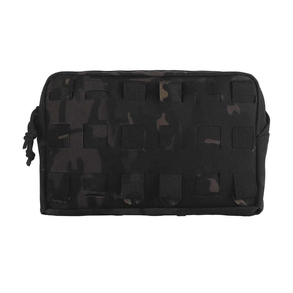 Universal pocket Cargo 6x3 Laser Cut Horizontal Multicam Black