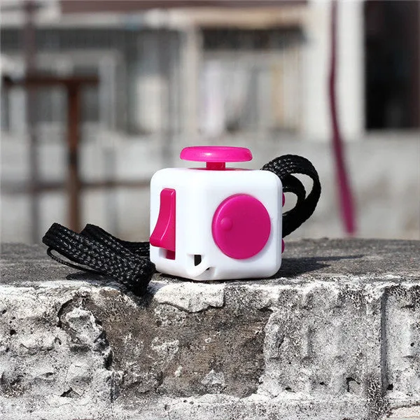 US Fidget Cube Toys Puzzles & Magic Cubes Anti Stress Reliever Mini Size 2.2cm