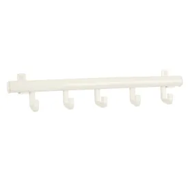 V-Part Coat Rack with 5 Hooks techno 5 White